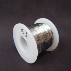 銅線-0.3mm(銀色)