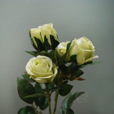 出清品人造花-MAGIQ FM004247-023 Priscilla Spray Rose 普里西亞玫瑰 Light Green