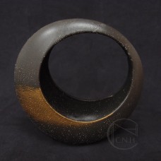 陶瓷-CLAY 花器155-059-891 AKEBONO BLACK 大