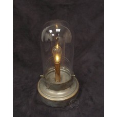 出清品 玻璃燈罩+金屬底座(黃燈)