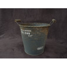 出清品鐵花器-雙耳水桶