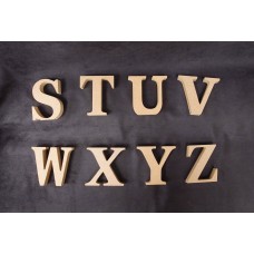 出清品擺飾-木製英文字母-S