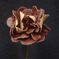 出清品 人造花-ASCA A-39660-28DPaeonia lactiflora芍藥Dark Brown(深咖)