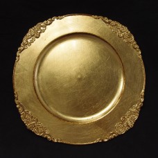 塑膠-花器 45401 金 Ø31.5xH2cm