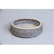絕版品金屬-東京堂 花器 馬口鐵圓盤 KR021377 灰