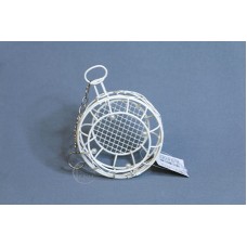 出清品縷空-花器 533-095W 鐵架 白