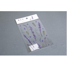 裝飾 花系列單張貼紙 薰衣草
