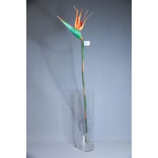 出清品 人造花 皇冠天堂鳥 橙