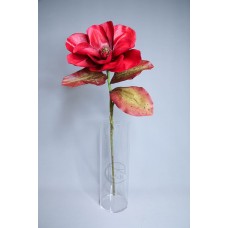 出清品 人造花 秋紅木棉花 秋紅