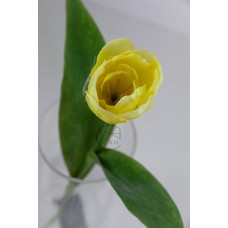出清品 人造花 鬱金香 黃