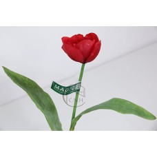 出清品 人造花 鬱金香 紅