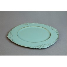 塑膠-花器 ND45460 青色 Ø31.5xH2cm