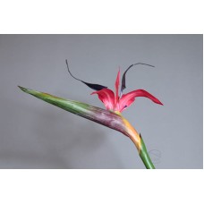 出清品 人造花 天堂鳥 紅紫