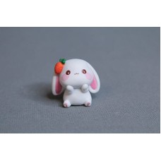 樹脂公仔 兔子 蘿蔔頭飾