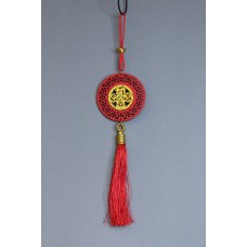 中木片 圓如意 L34cm