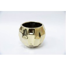 出清品陶瓷-花器 QA1416 金 12x14x12.5cm