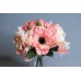 出清品 人造花 FM003820-006 荷葉蓮花桃