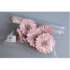 索拉花 圓邊向日葵8CM 灰櫻