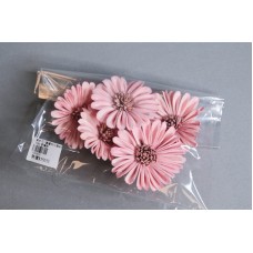 索拉花 圓邊向日葵8CM 香檳粉