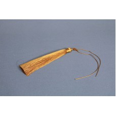 出清品材料 流蘇 13cm 土黃色
