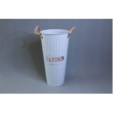 鐵花器-鐵製插花桶 8002 大 Ø20xH40cm