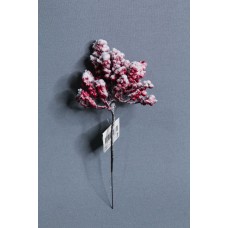 聖誕-花插-下雪紅果