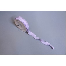 2.5CM皺褶絲帶 丁香紫