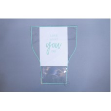 包裝-簡框酒杯多支袋 翡翠綠 30入