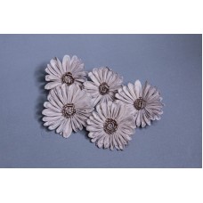 索拉花 圓邊向日葵8CM 冷灰