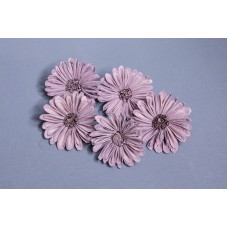 索拉花 圓邊向日葵8CM 藕紫