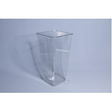 塑膠-中號透明方桶 30X16X12CM