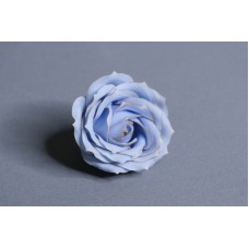 日式描5層香皂花 淺藍金邊 約8公分
