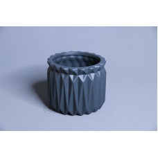 陶瓷-YSLX-171M 陶瓷花器 灰色12x12cm