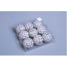 聖誕-造型球6CM 9入 藕色