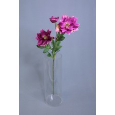 出清品人造花-3叉鐵線蓮(紫)