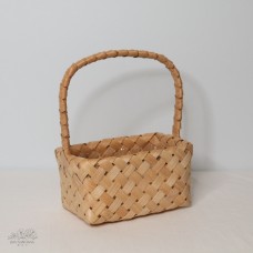 木片編籃 小 卡其 21x12x11cm