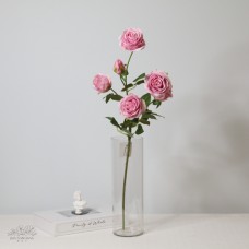 人造花 坦娜玫瑰 深粉