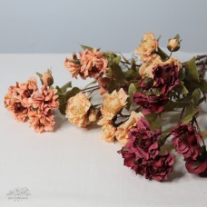 人造花 長枝玫瑰 3色