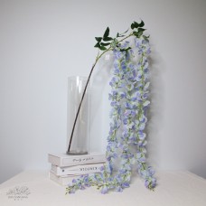 人造花 長紫藤 藍 120cm