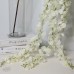 人造花 長紫藤 白 120cm