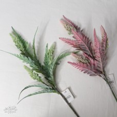 人造花 植絨鳳凰葉
