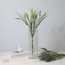 人造花 手扎狗尾草 綠黃 三入