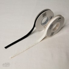 黑白系緞帶 皺褶 1cmx5碼