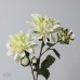 人造花-5頭春色大理花(白)