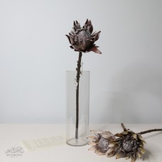人造花 帝王花 深棕