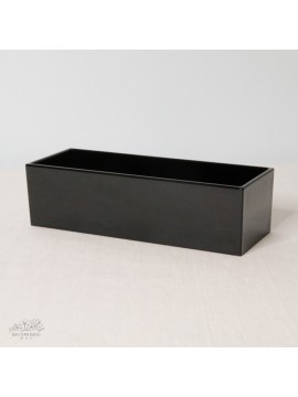 仿瓷花器單口 黑