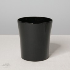 塑膠花器-1112R 圓型花器 黑色