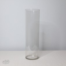塑膠-透明花瓶 Ø12X40cm