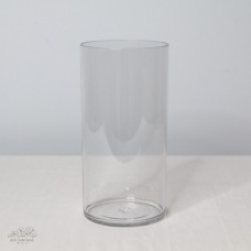 塑膠-透明花瓶 Ø10X20cm