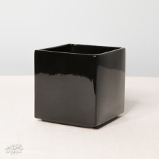 方型花器 黑